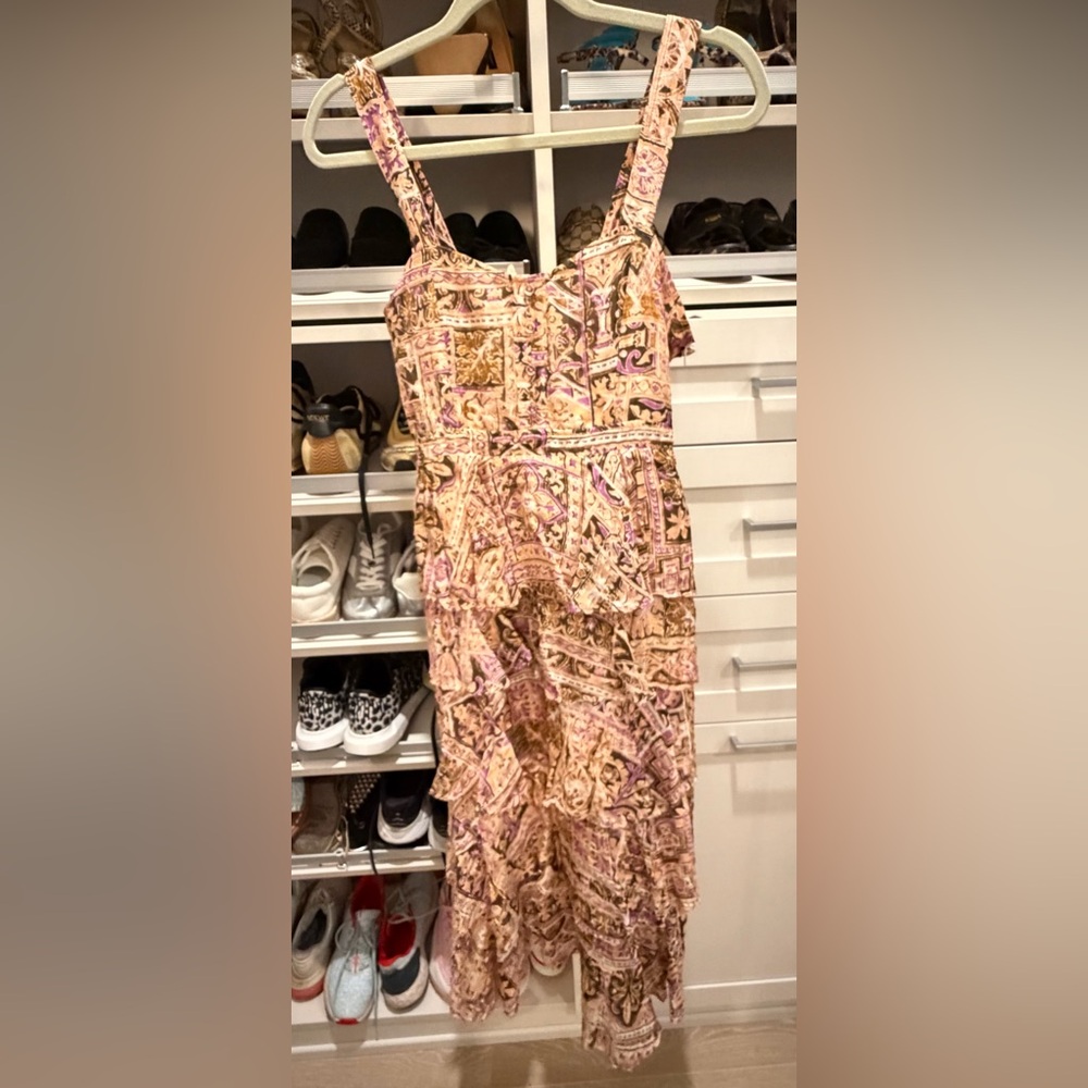 Gently Worn Marie Oliver Tiered Ruffle Maxi Sundress